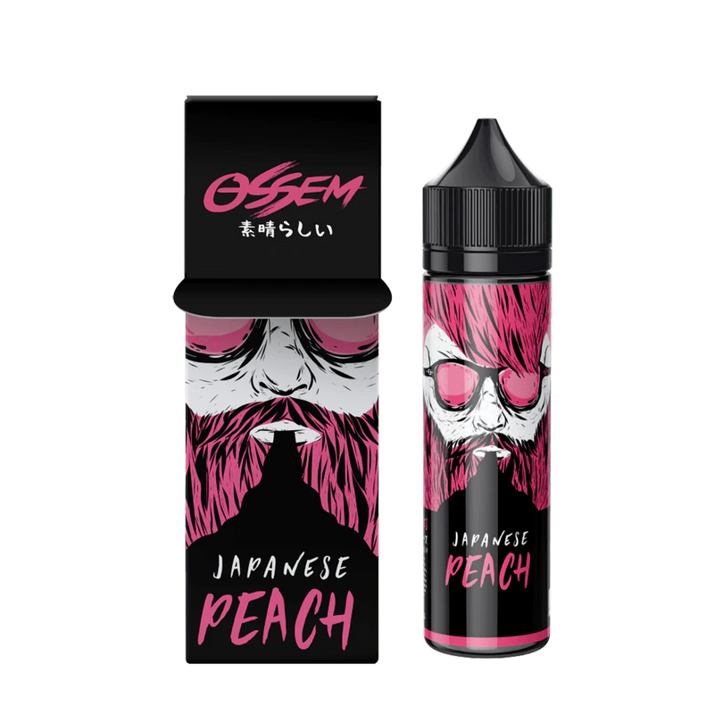 Ossem Juice Japanese Peach 60ml  E-liquide premium  xvape.ma Maroc.