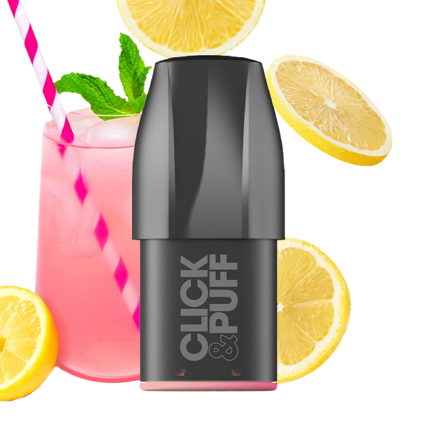 X-Bar Click & Puff Pod - Pink Lemonade  Cartouches Pré-Remplies  xvape.ma Maroc.