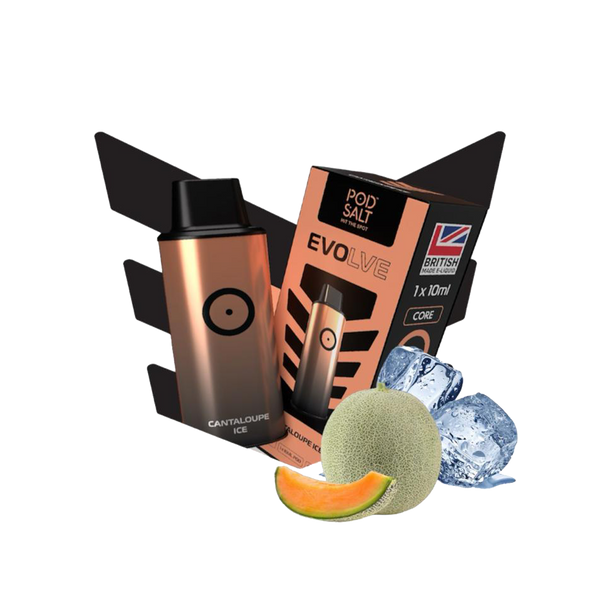POD SALT - EVOLVE POD 5000 Taffs - Cantaloupe Ice  Cartouches Pré-Remplies  xvape.ma Maroc.