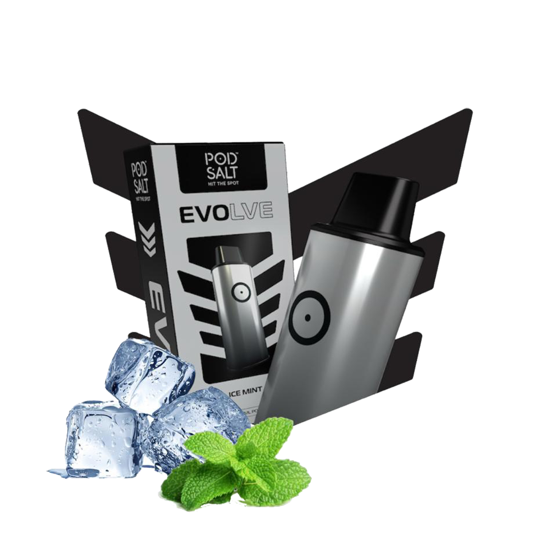 POD SALT - EVOLVE POD 5000 Taffs - Ice Mint  Cartouches Pré-Remplies  xvape.ma Maroc.