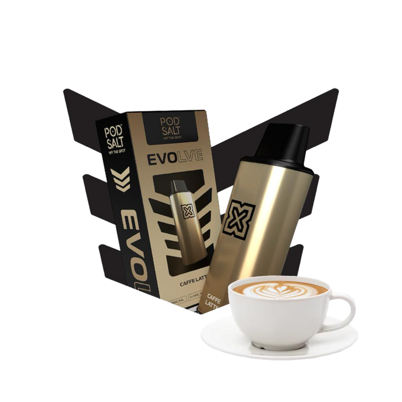 POD SALT -  EVOLVE POD 5000 Taffs - Nexus Caffe Latte