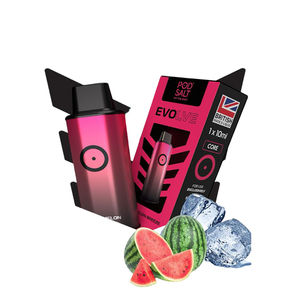 POD SALT - EVOLVE POD 5000 Taffs - Watermelon Breeze  Cartouches Pré-Remplies  xvape.ma Maroc.