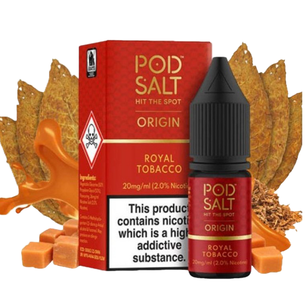 POD SALT Royal Tobacco 30ML  Salt Nicotine  xvape.ma Maroc.