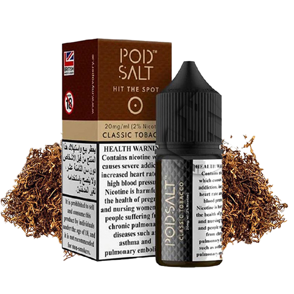 POD SALT Virginia Gold Tobacco 30ML  Salt Nicotine  xvape.ma Maroc.