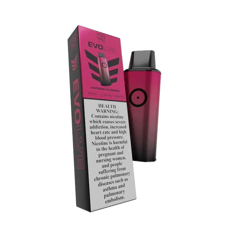 POD SALT -  EVOLVE POD 6000 Taffs - Watermelon Breeze 2%