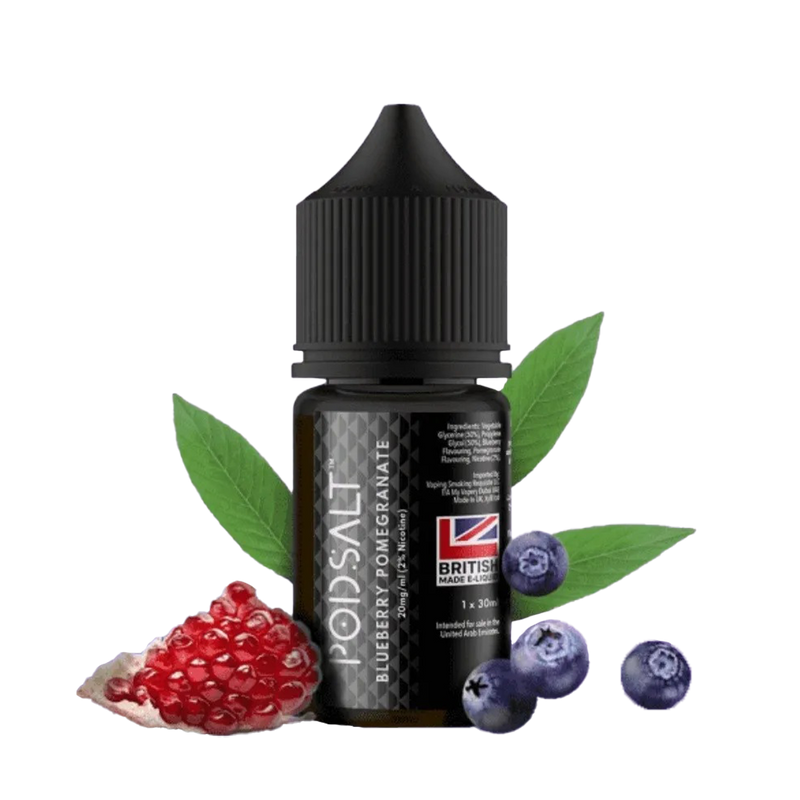 POD SALT Blueberry Pomegranate 30ML  Salt Nicotine  xvape.ma Maroc.