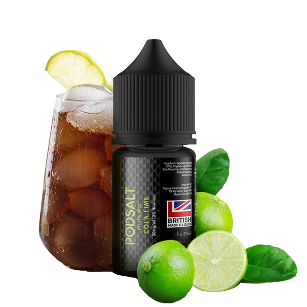 POD SALT Cola With Lime 30ML  Salt Nicotine  xvape.ma Maroc.