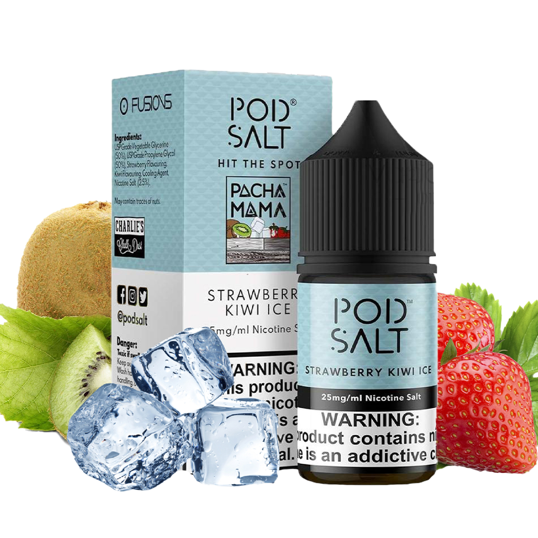 POD SALT Strawberry Kiwi 30ML  Salt Nicotine  xvape.ma Maroc.
