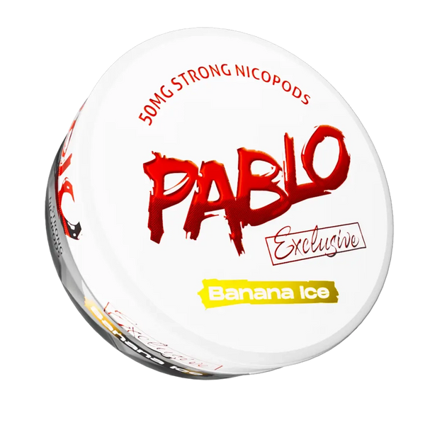 Pablo - Nicotine pouche - Banana Ice - 30mg/pouch - 50mg/g  Nicotine Pouches  xvape.ma Maroc.