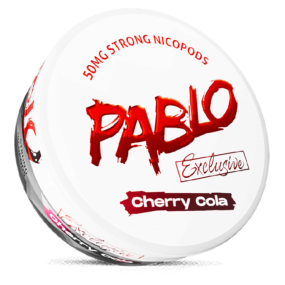 Pablo - Nicotine pouche - Cherry Cola - 30mg/pouch - 50mg/g  Nicotine Pouches  xvape.ma Maroc.