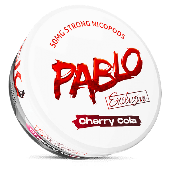 Pablo - Nicotine pouche - Cherry Cola - 30mg/pouch - 50mg/g  Nicotine Pouches  xvape.ma Maroc.