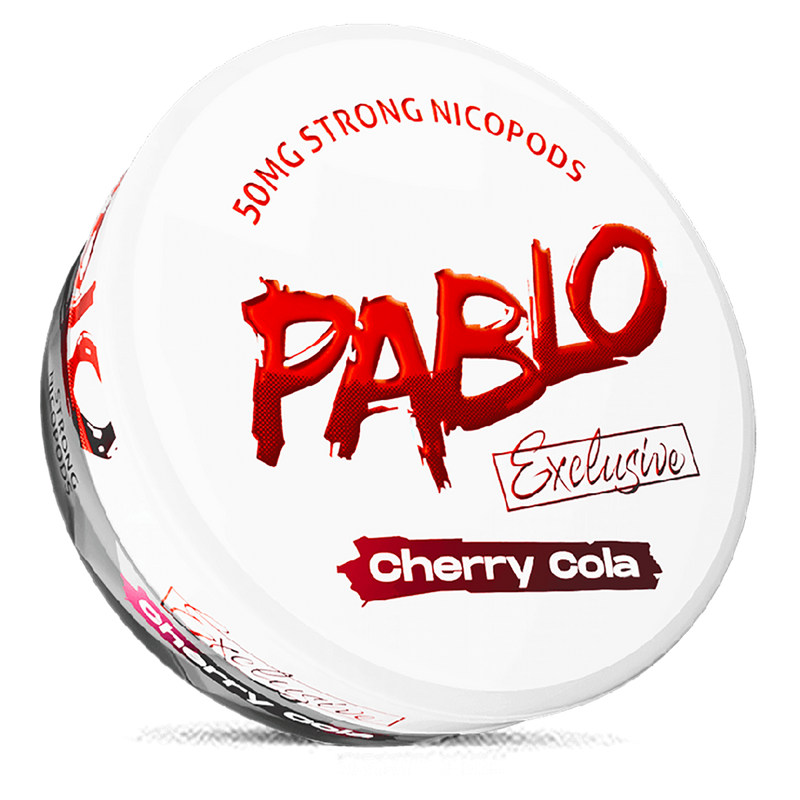 Pablo - Nicotine pouche - Cherry Cola - 30mg/pouch - 50mg/g  Nicotine Pouches  xvape.ma Maroc.