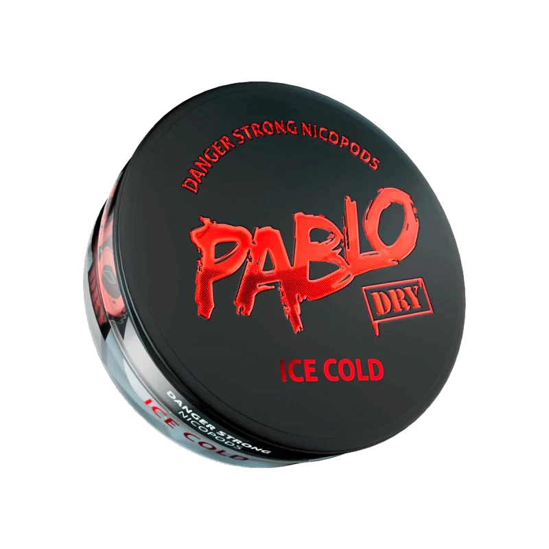 Pablo - Nicotine pouche - Ice Cold - Dry - 18mg/pouch - 30mg/g  Nicotine Pouches  xvape.ma Maroc.