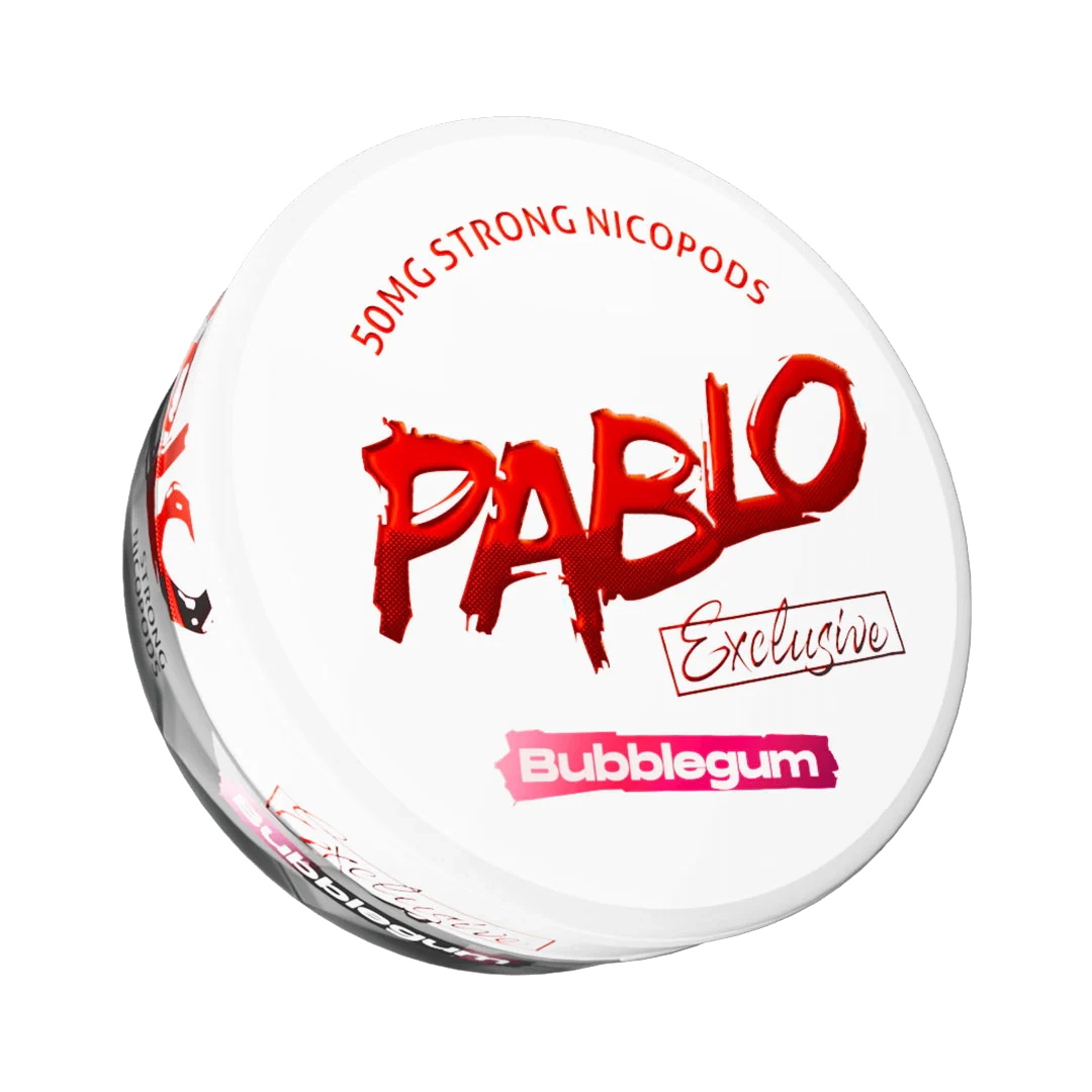 Pablo - Nicotine pouche - Bubblegum - 30mg/pouch - 50mg/g  Nicotine Pouches  xvape.ma Maroc.