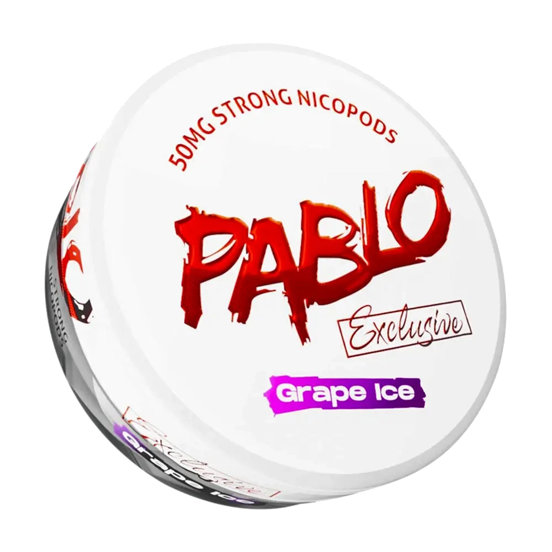 Pablo - Nicotine pouche - Grape Ice - 30mg/pouch - 50mg/g  Nicotine Pouches  xvape.ma Maroc.