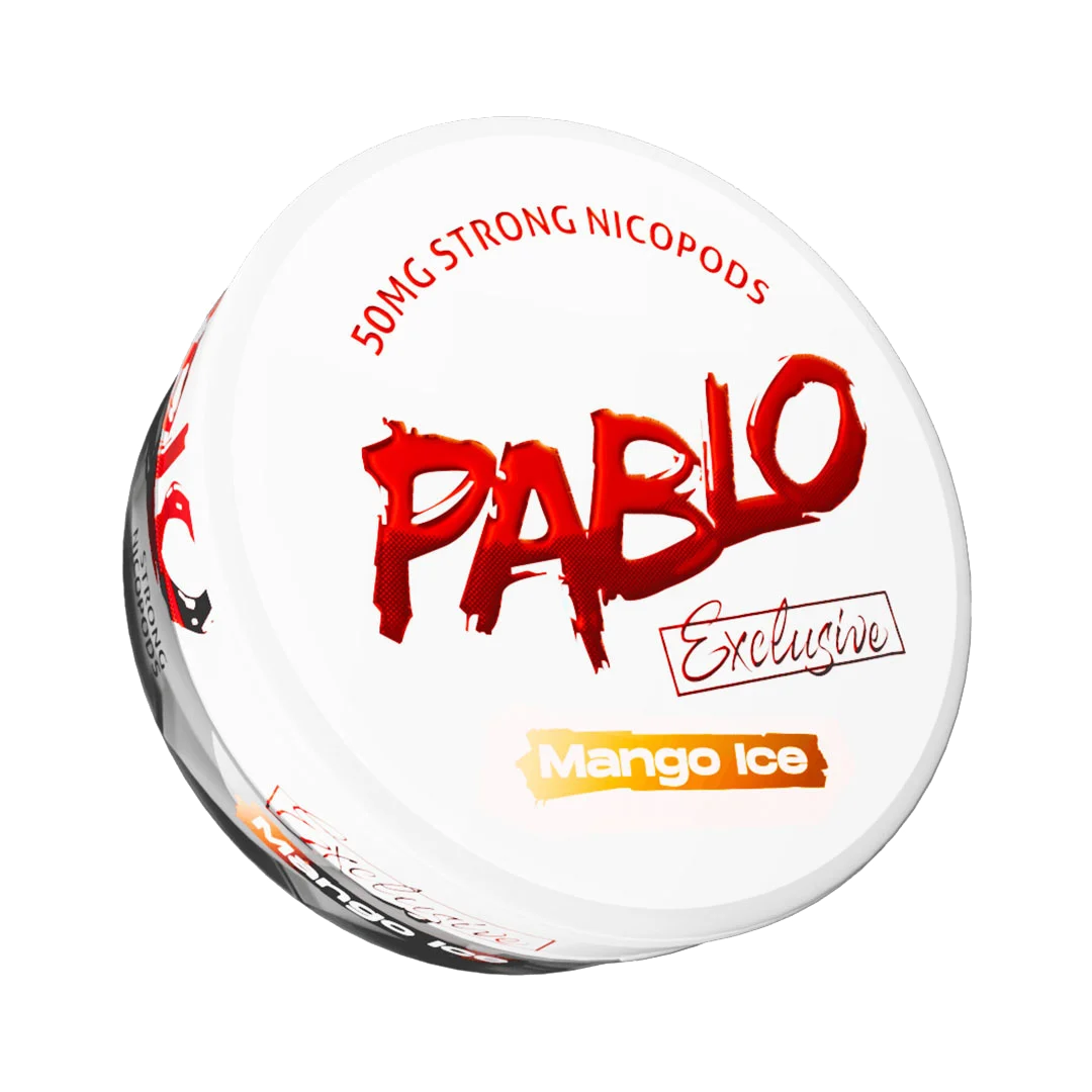 Pablo - Nicotine pouche - Mango Ice - 30mg/pouch - 50mg/g  Nicotine Pouches  xvape.ma Maroc.