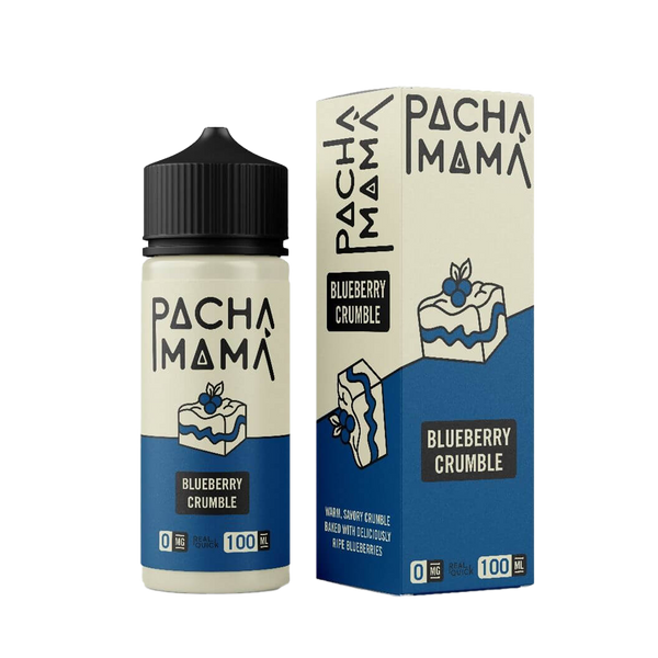 Pachamama Blueberry Crumble 120ml  E-liquide premium  xvape.ma Maroc.