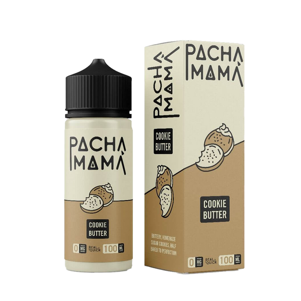 Pachamama Cookie Butter 120mL  E-liquide premium  xvape.ma Maroc.