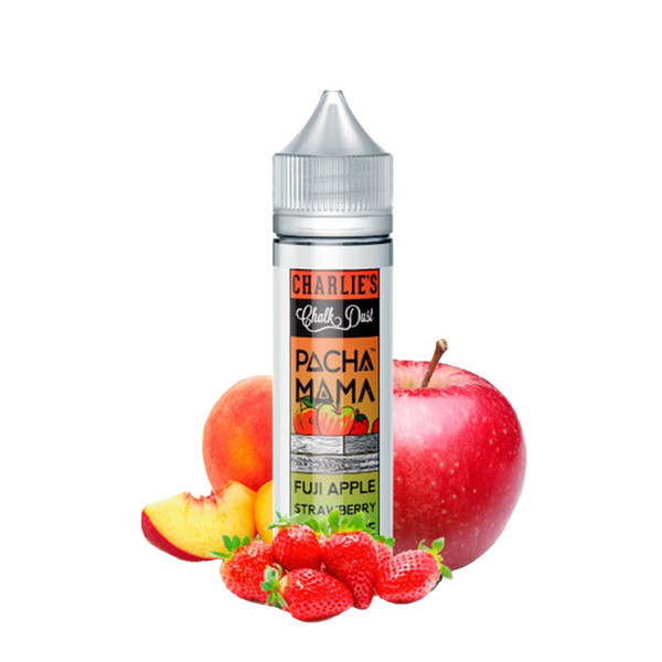 Pachamama Fuji Apple Strawberry Nectarine 60ml  E-liquide premium  xvape.ma Maroc.