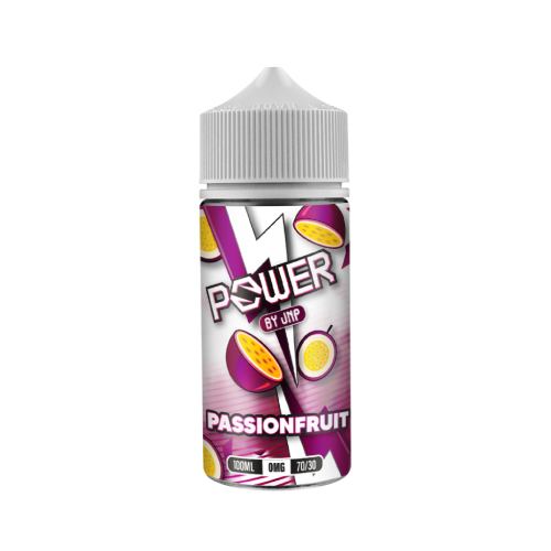 Power By JNP Passionfruit 120ml  E-liquide premium  xvape.ma Maroc.