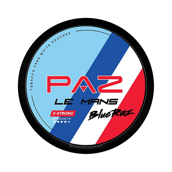 Paz Nicotine Pouche  - Le Mans Blue Raz - 12mg/pouch