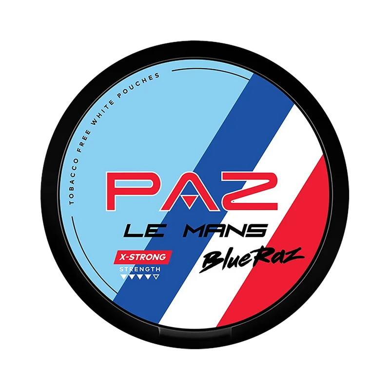 Paz Nicotine Pouche  - Le Mans Blue Raz - 12mg/pouch