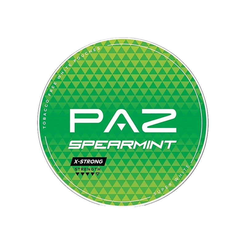 Paz Nicotine Pouche  - Spearmint X-Strong - 10mg/pouch