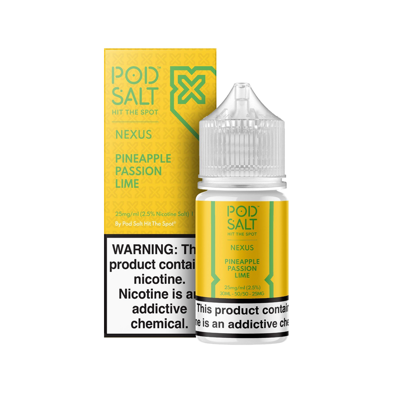Pod Salt - Nexus Pineapple Passion Lime 30ML  Salt Nicotine  xvape.ma Maroc.