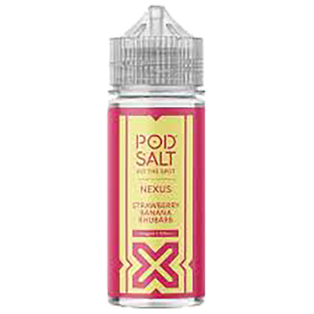 Pod Salt - Nexus Strawberry Banana Rhubarb 120ml