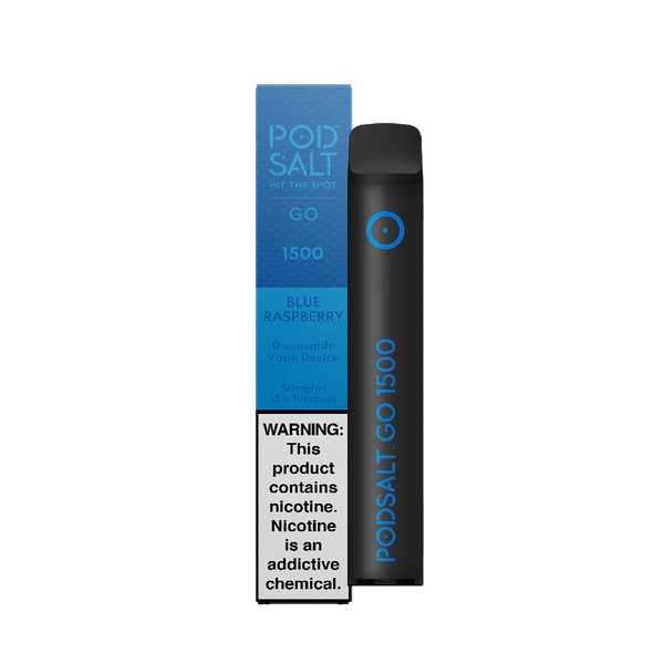 PodSalt 1500 PUFFS BLUE RASPBERRY