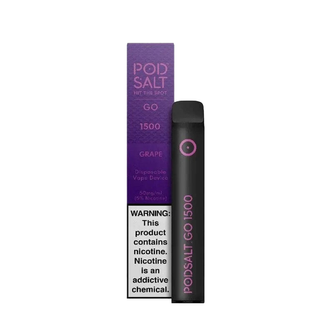 PodSalt 1500 PUFFS GRAPE  Jetable  xvape.ma Maroc.