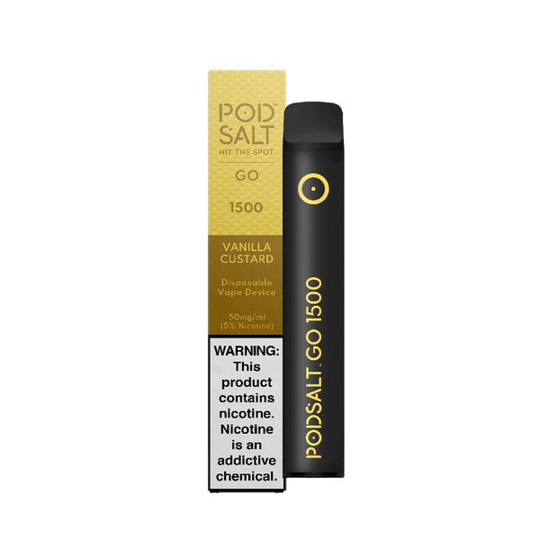 PodSalt 1500 PUFFS VANILLA CUSTARD