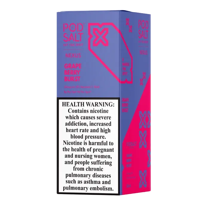 Pod Salt - Nexus Grape Berry Burst 30ML  E-liquide premium  xvape.ma Maroc.