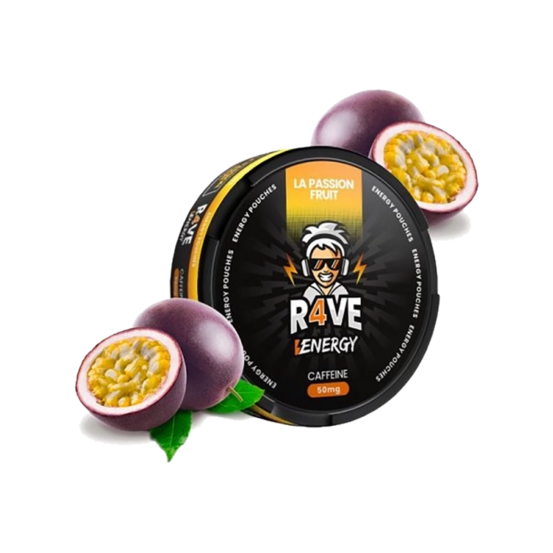 Pouches Caffeine Passion Fruit - Aroma King
