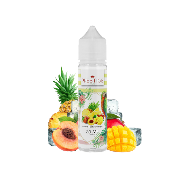 Prestige Ananas Peche Mangue 60ml  E-liquide premium  xvape.ma Maroc.