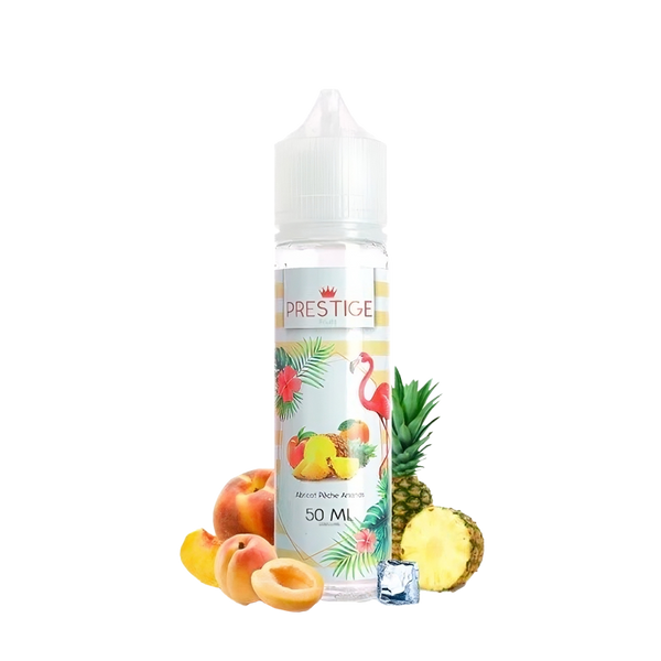 Prestige Abricot peche ananas 60ml  E-liquide premium  xvape.ma Maroc.