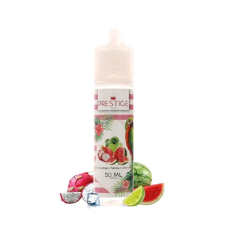Prestige Fruits Du Dragon Pastèque Citron Vert 60ml  E-liquide premium  xvape.ma Maroc.