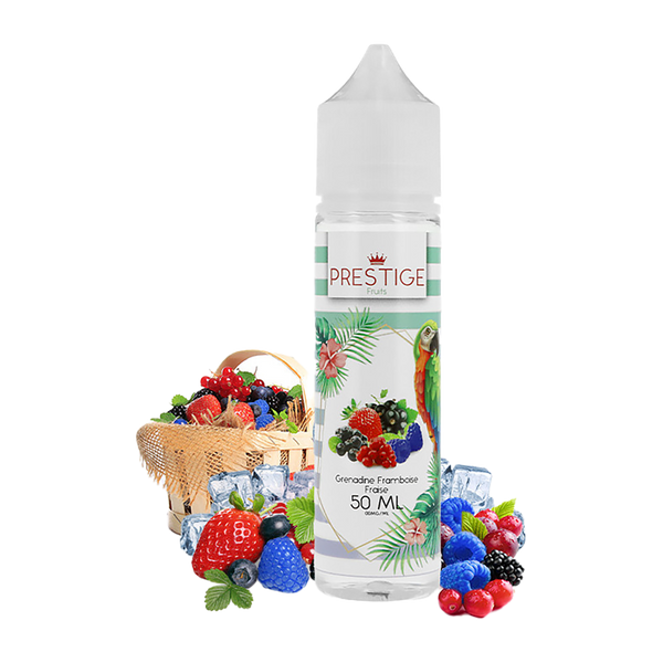 Prestige Grenadine Fraise Framboise 60ml  E-liquide premium  xvape.ma Maroc.