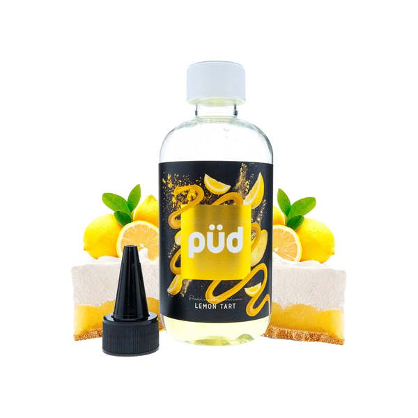 Pud Lemon tart 200 ml  E-liquide premium  xvape.ma Maroc.