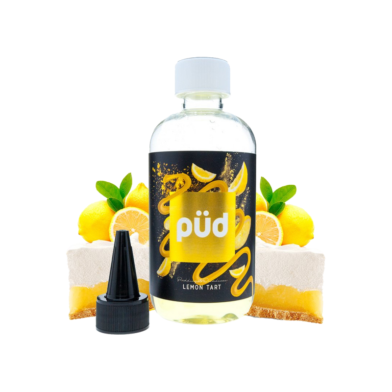 Pud Lemon tart 200 ml  E-liquide premium  xvape.ma Maroc.