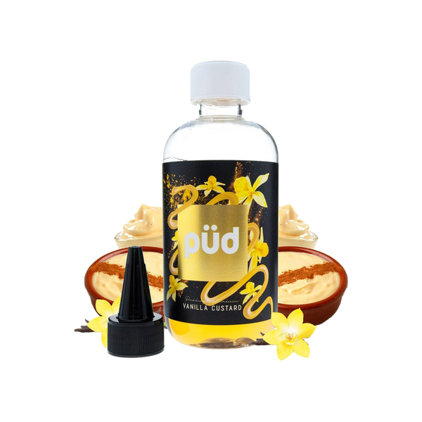 Pud Vanilla Custard 200 ml  E-liquide premium  xvape.ma Maroc.