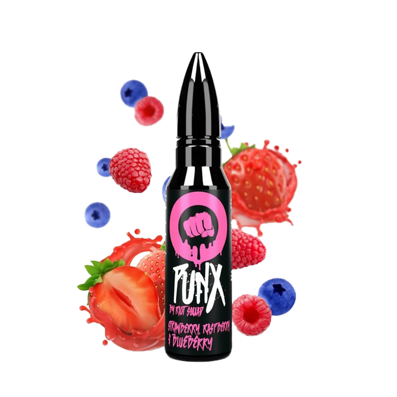 Punx Strawberry Raspberry & Blueberry 60ml  E-liquide premium  xvape.ma Maroc.