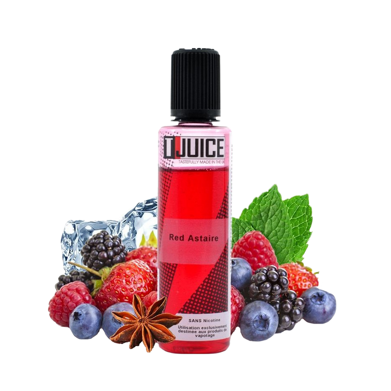 Red Astaire 60ml by Tjuice  E-liquide premium  xvape.ma Maroc.