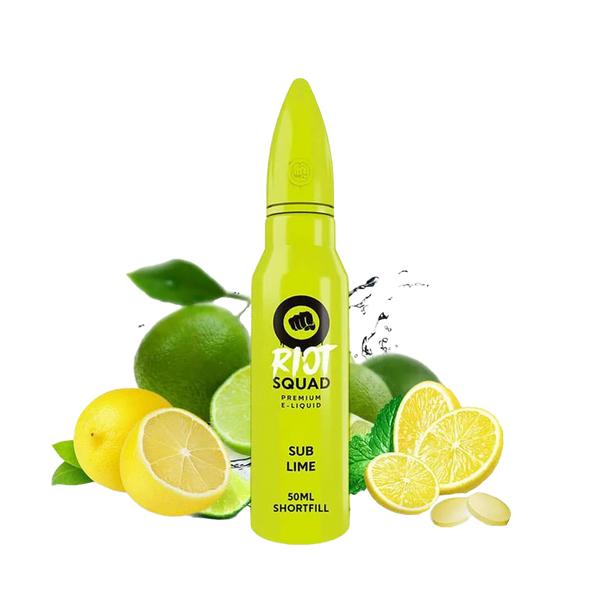 Riot Squad Sub Lime 60ml  E-liquide premium  xvape.ma Maroc.