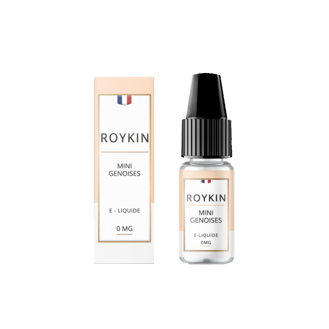 Roykin Mini Genoies 10ml 0mg  E-liquide premium  xvape.ma Maroc.