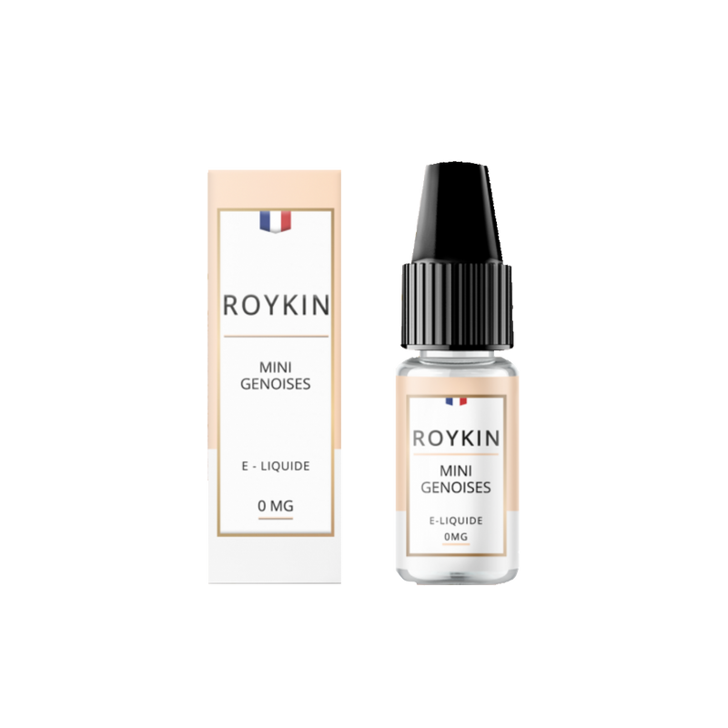 Roykin Mini Genoies 10ml 0mg  E-liquide premium  xvape.ma Maroc.