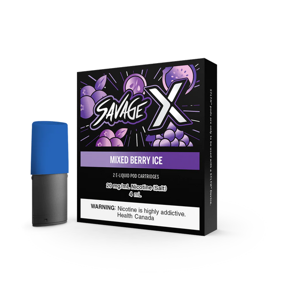 SAVAGE X Pod Pack - Mixed Berry Ice