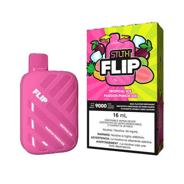STLTH Flip 9K - Tropical Ice and Passion Punch Ice - 5%