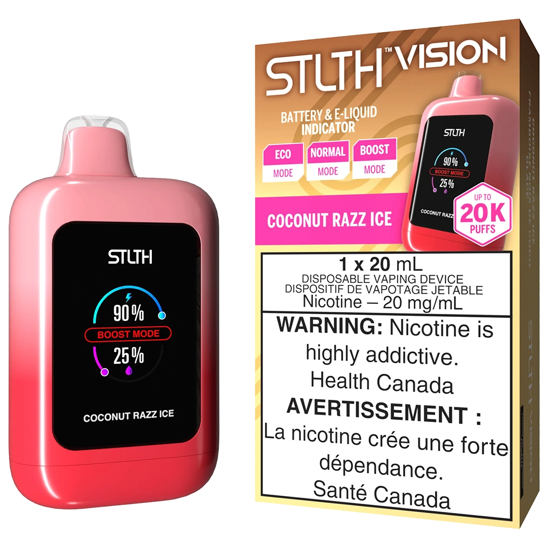 STLTH Vision 20K - Coconut Razz Ice - 5%