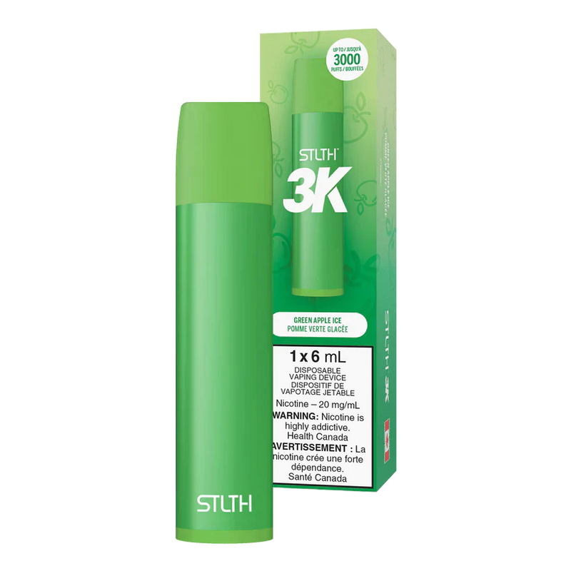 STLTH 3K - Green Apple Ice 2% / 5%